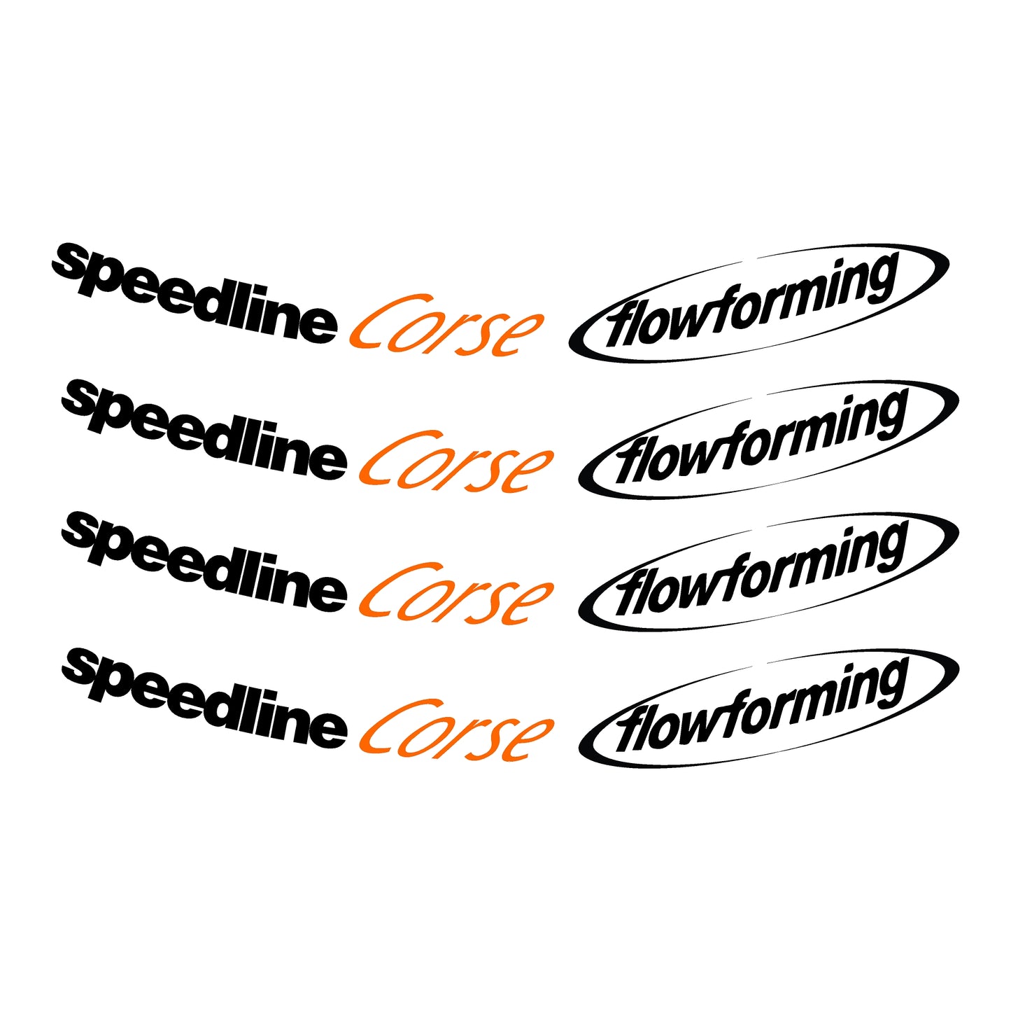 Speedline Corse Flowforming Decal Set