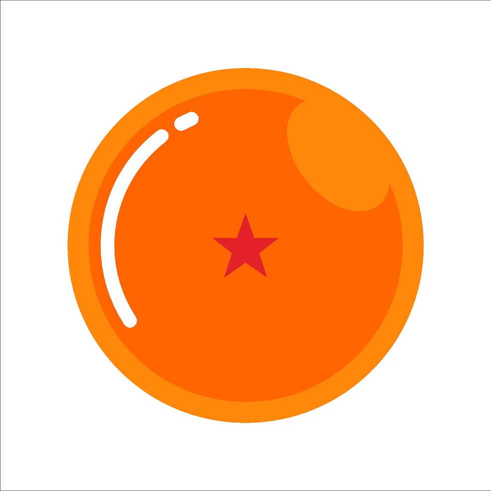 Dragon Ball Star Decal