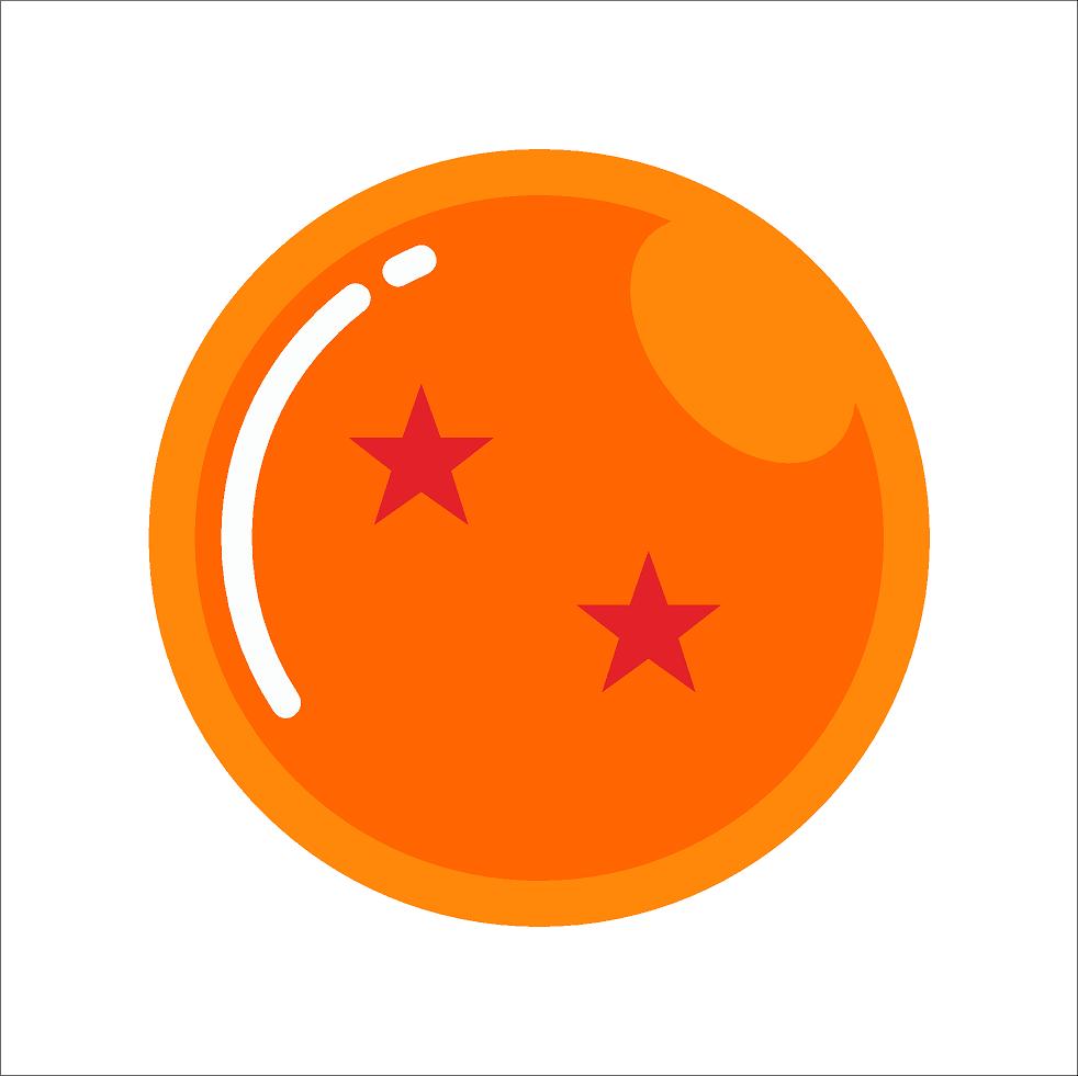 Dragon Ball Star Decal