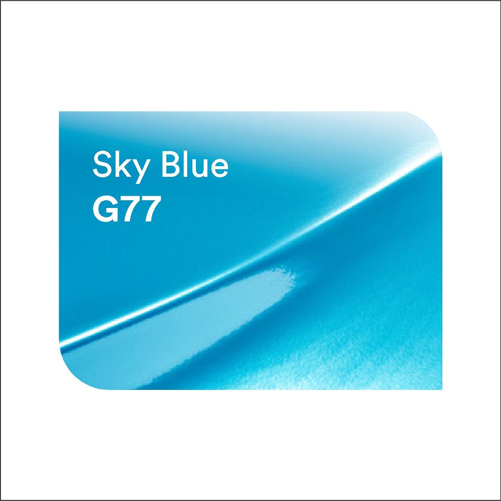 3M 2080 G77 Gloss Sky Blue