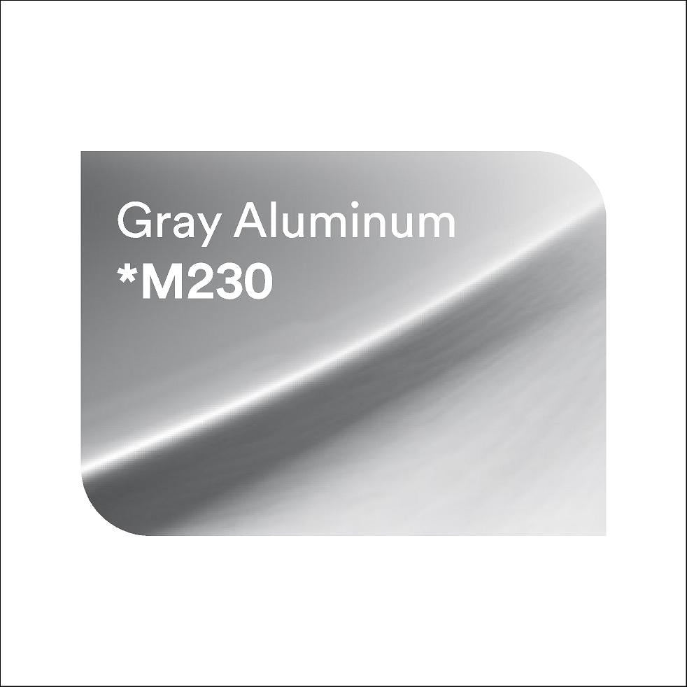 3M 2080 M230 Matte Grey Aluminium