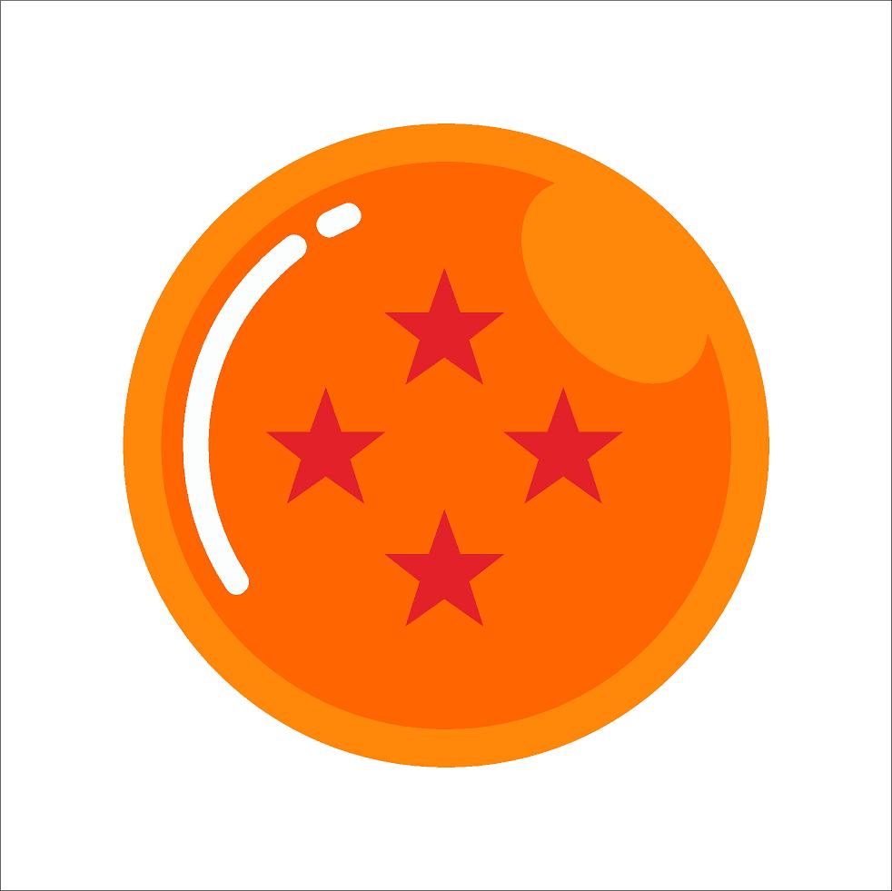 Dragon Ball Star Decal