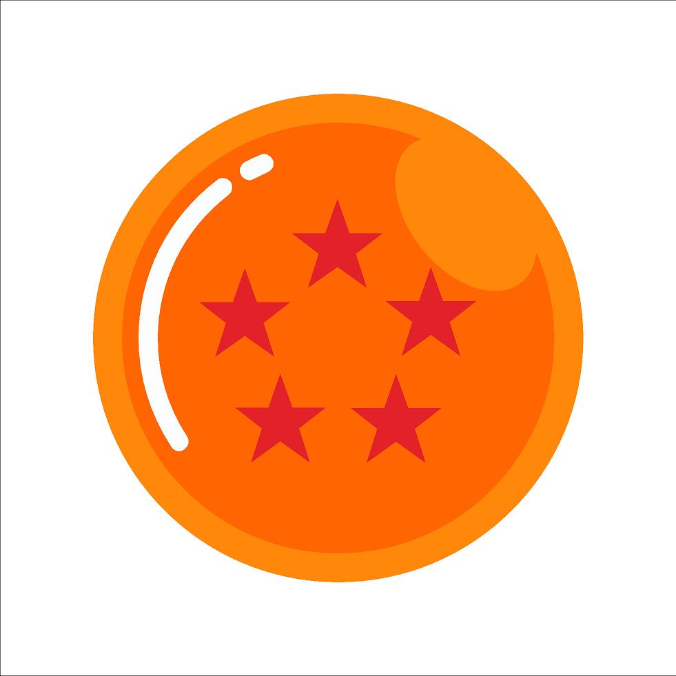 Dragon Ball Star Decal