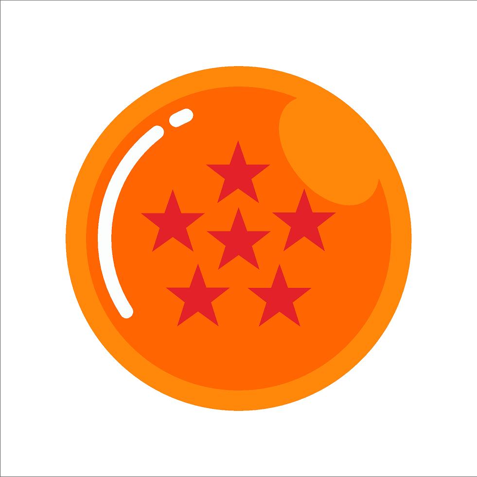 Dragon Ball Star Decal