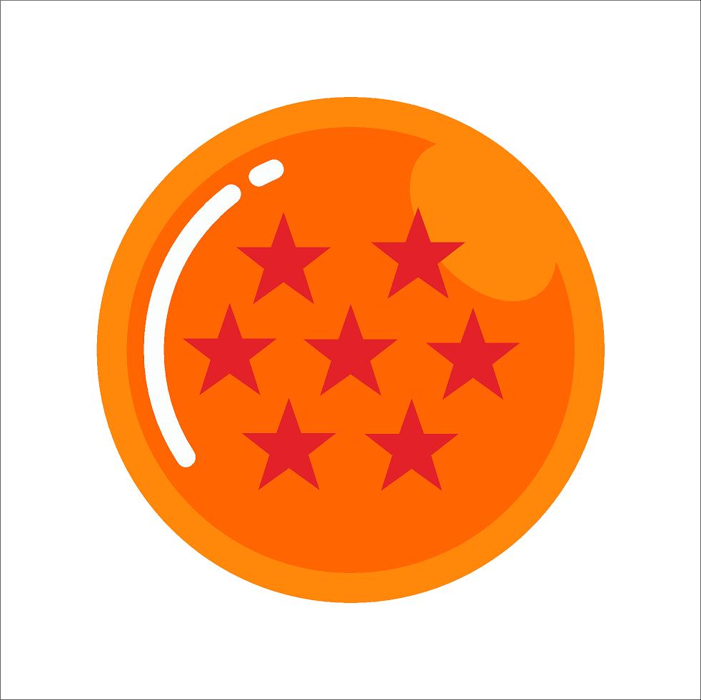 Dragon Ball Star Decal
