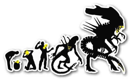 Alien Evolution Decal – Decal City NZ