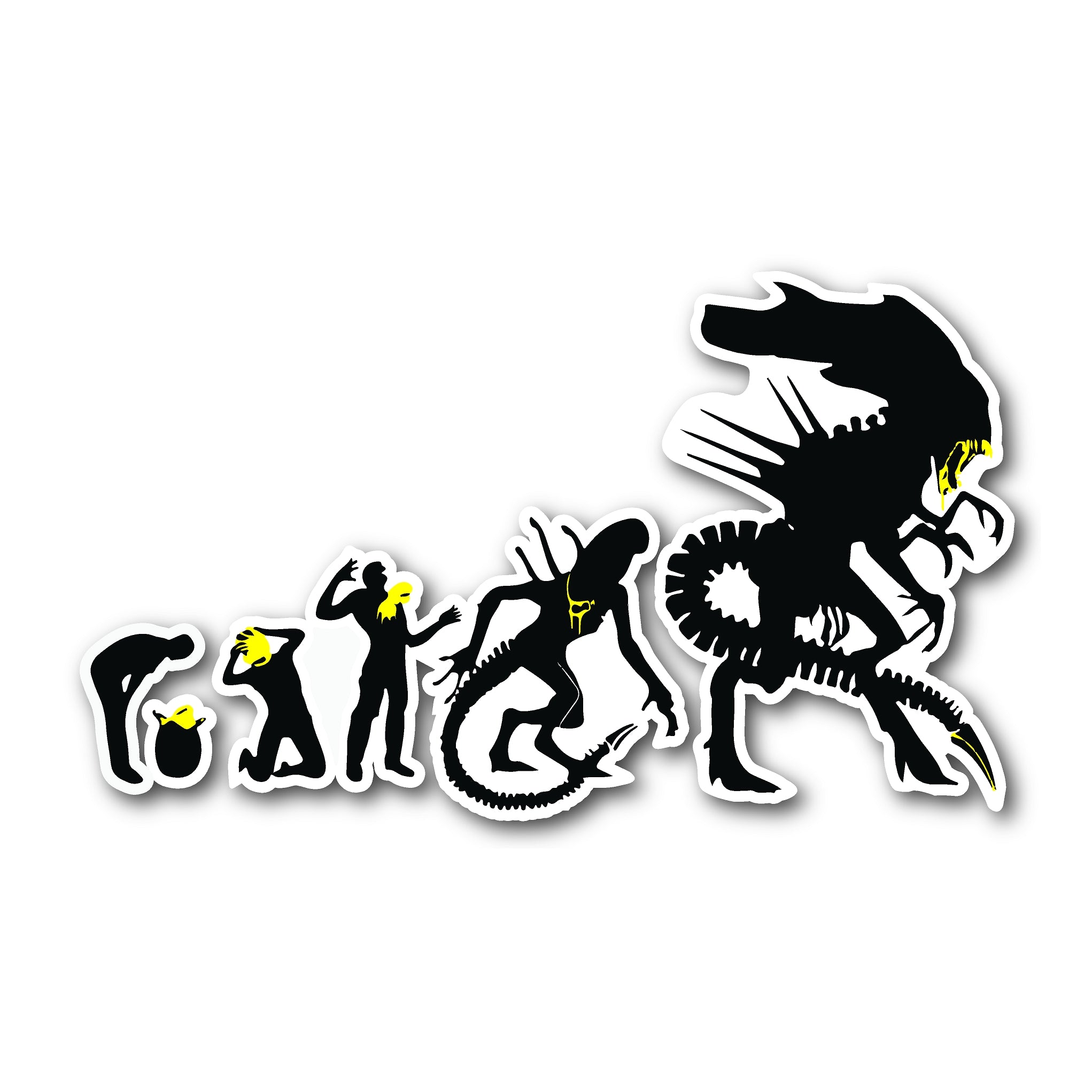 Alien Evolution Decal – Decal City NZ