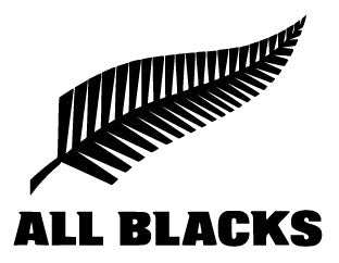 All Blacks Decal