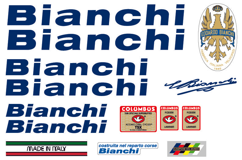 Bianchi TSX Reparto Corse Decal Set