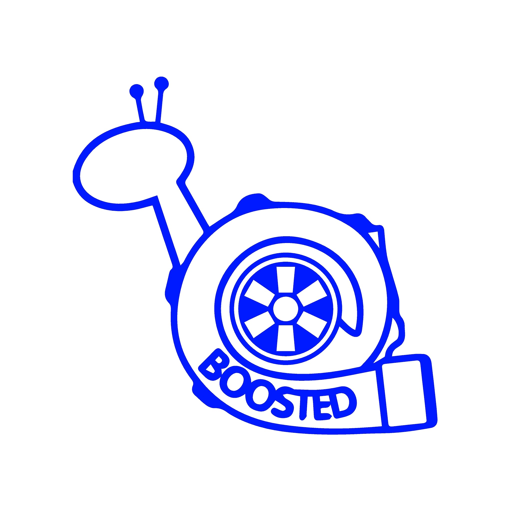Snail Boost Boosted Snail Decal NZ | JDM Car Vinyl Sticker | Decal City – Decal City NZ