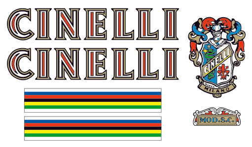 Cinelli Supercorsa 1960's Decal Set