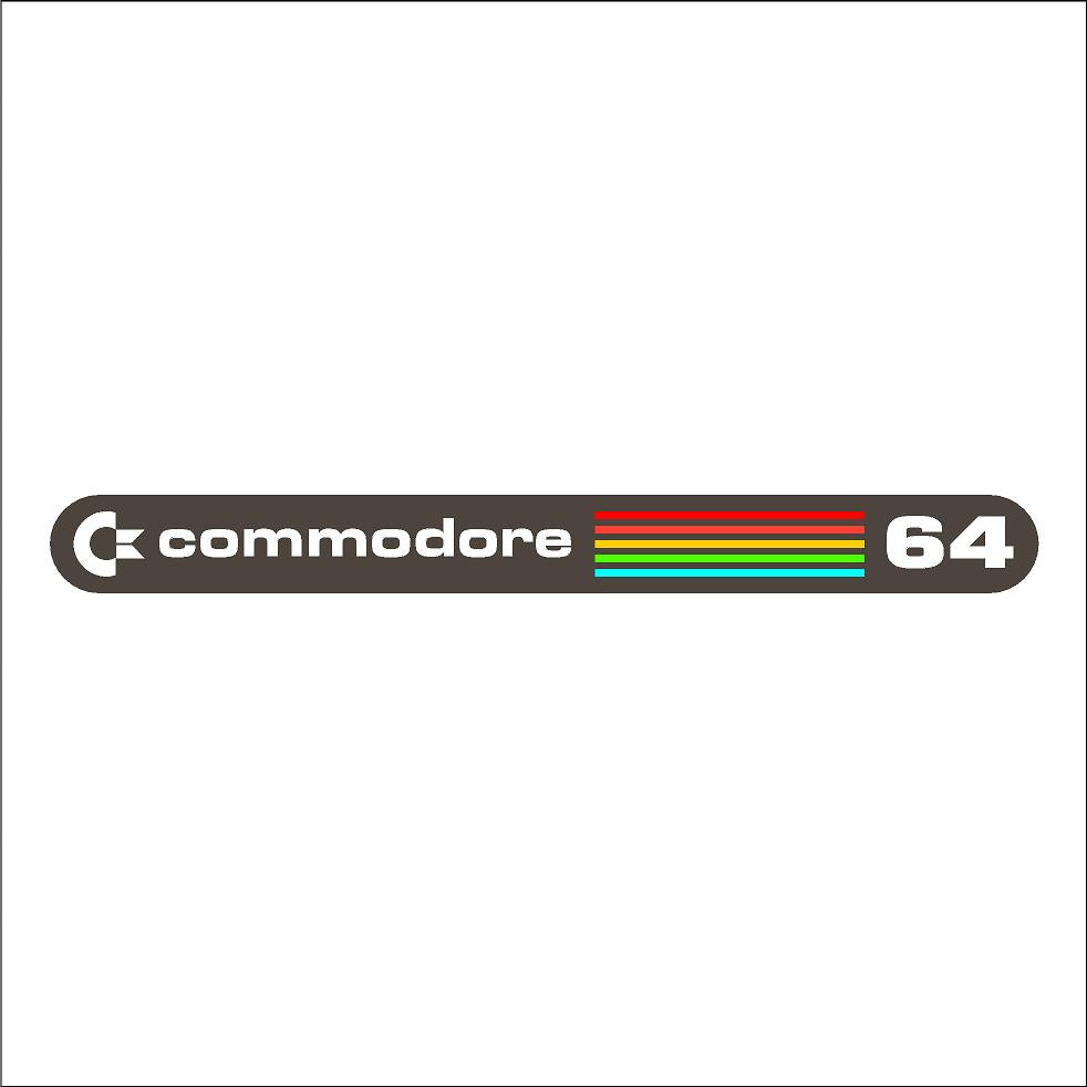 Commodore 64 Logo Decal | Retro Computing Sticker NZ | Decal City ...