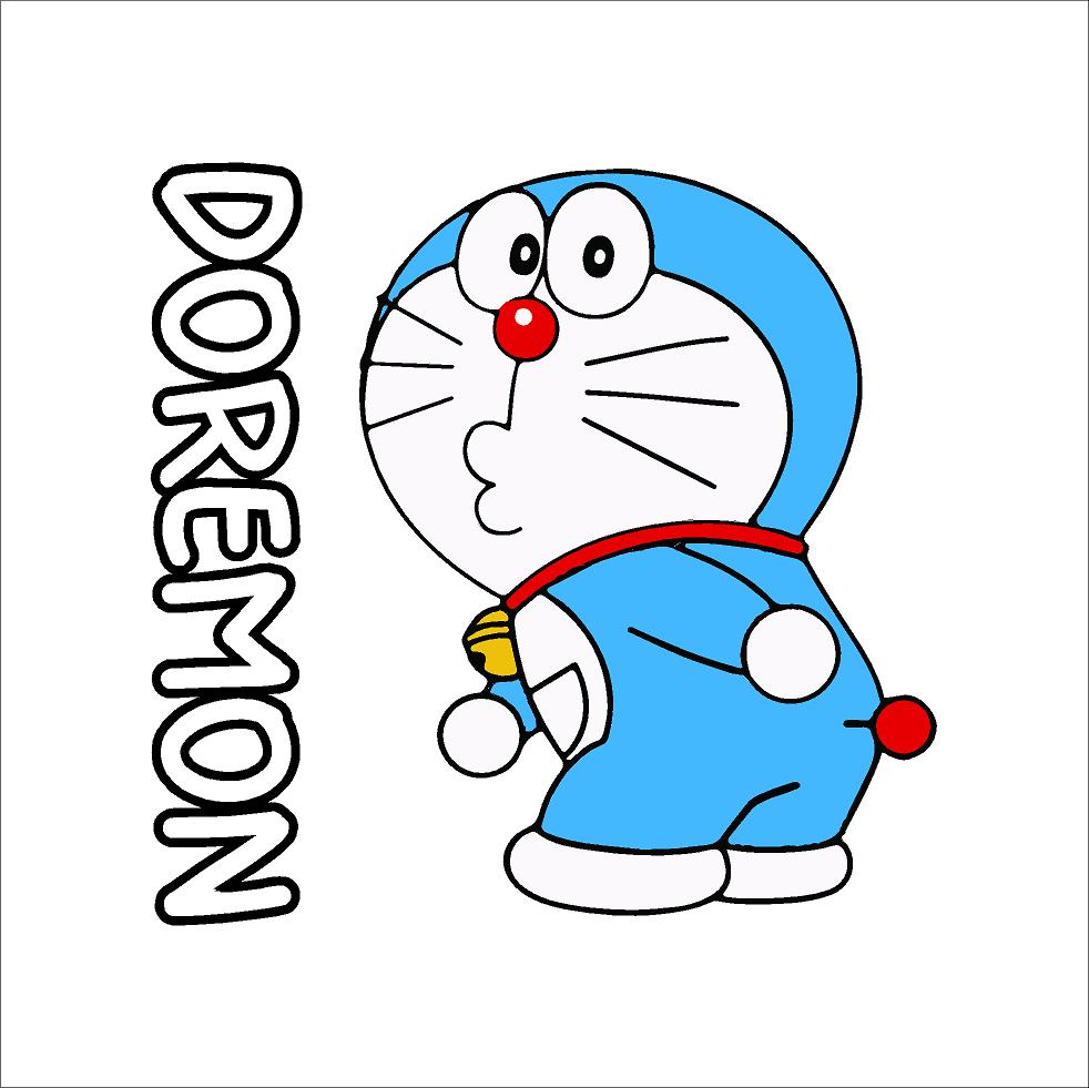 Doraemon Vinyl Sticker – Classic Anime Decal