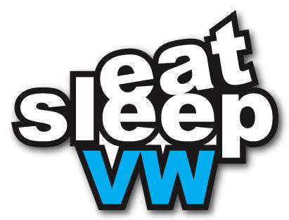 Eat Sleep VW Decal
