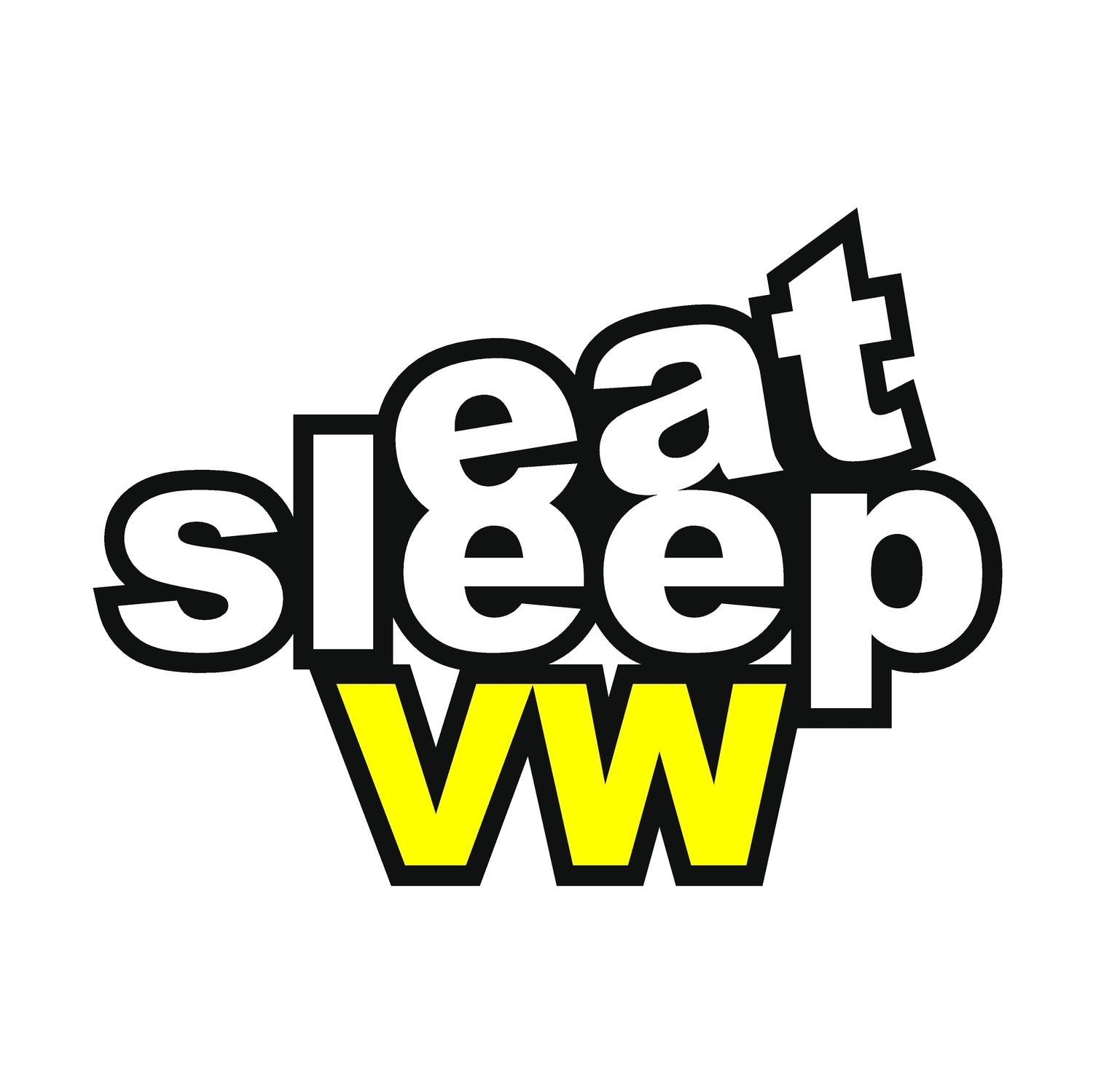 Eat Sleep VW Decal