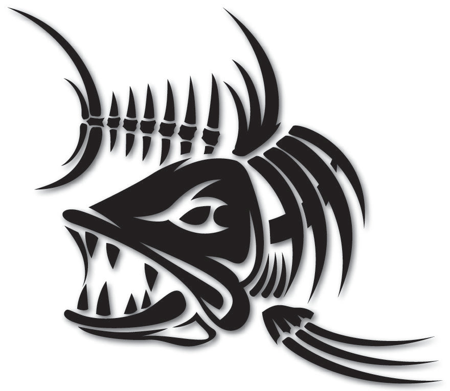 Fish Skeleton Dcale Fish Skeleton 1 Decal | Car Decal NZ | Premium Vinyl |... – Decal City NZ