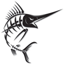 Load image into Gallery viewer, Fish Skeleton 3 Decal
