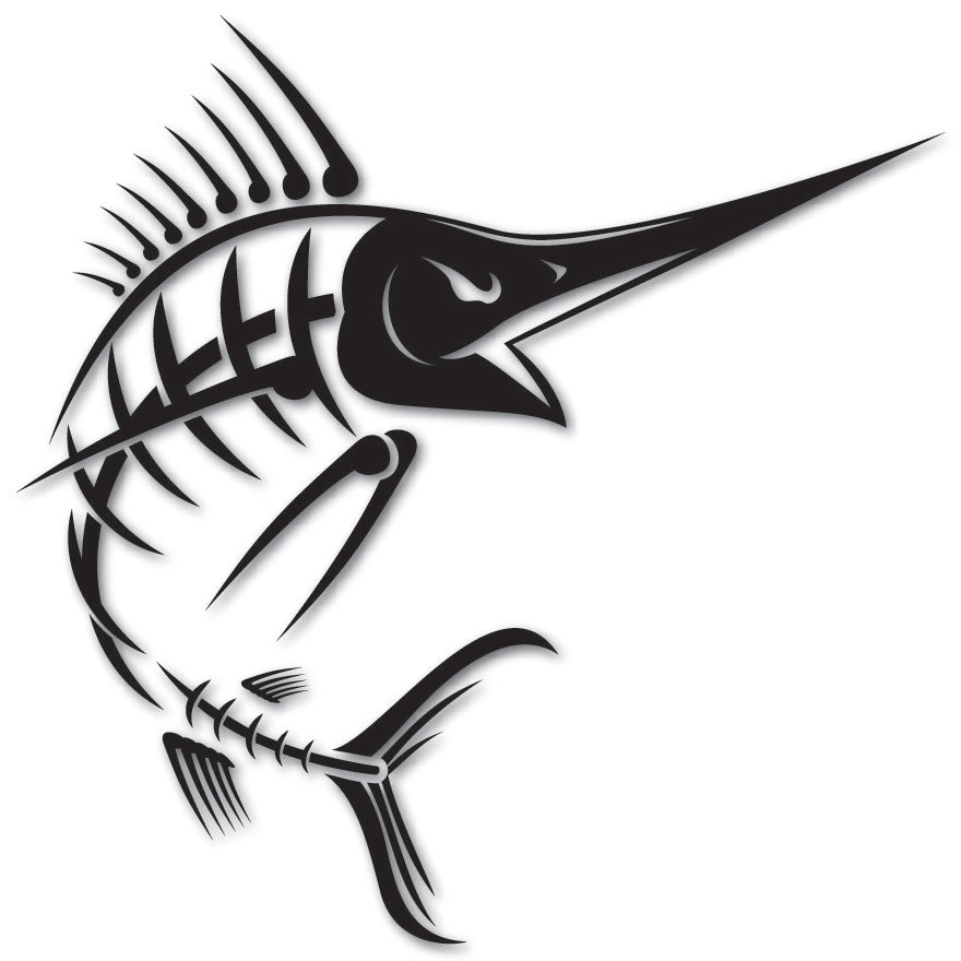 Fish Skeleton 3 Decal