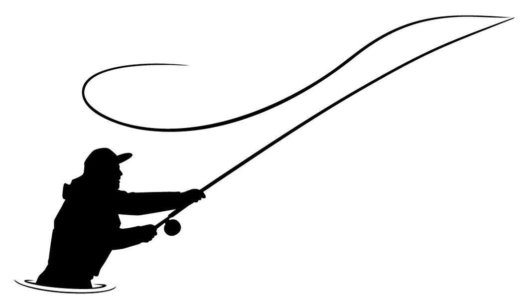 Fly Fisherman 2 Decal