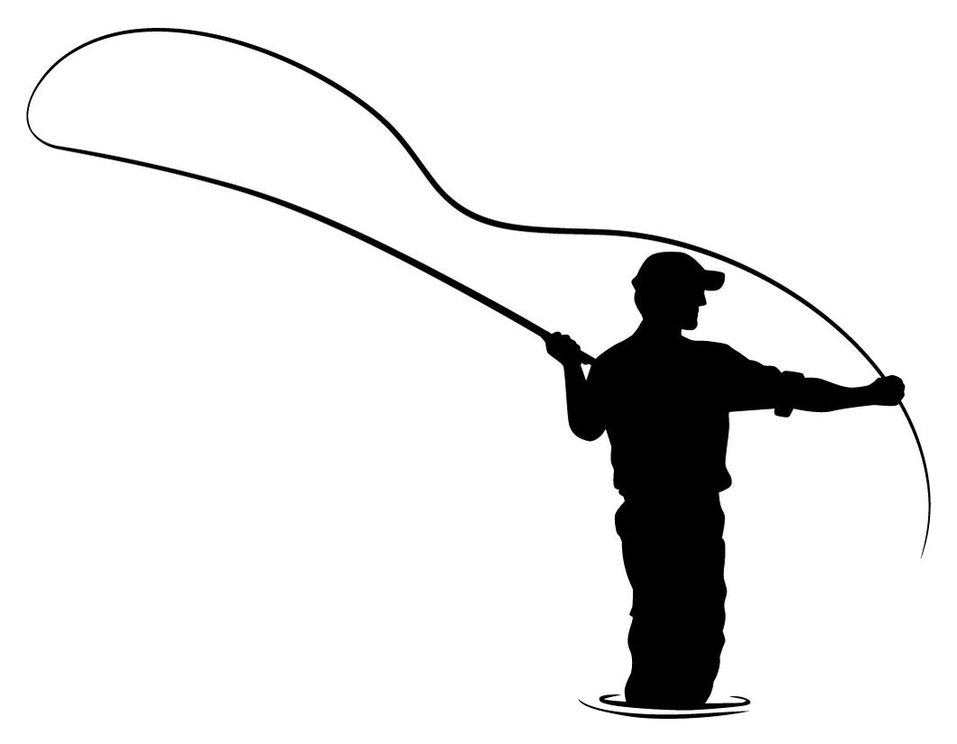 Fly Fisherman 3 Decal