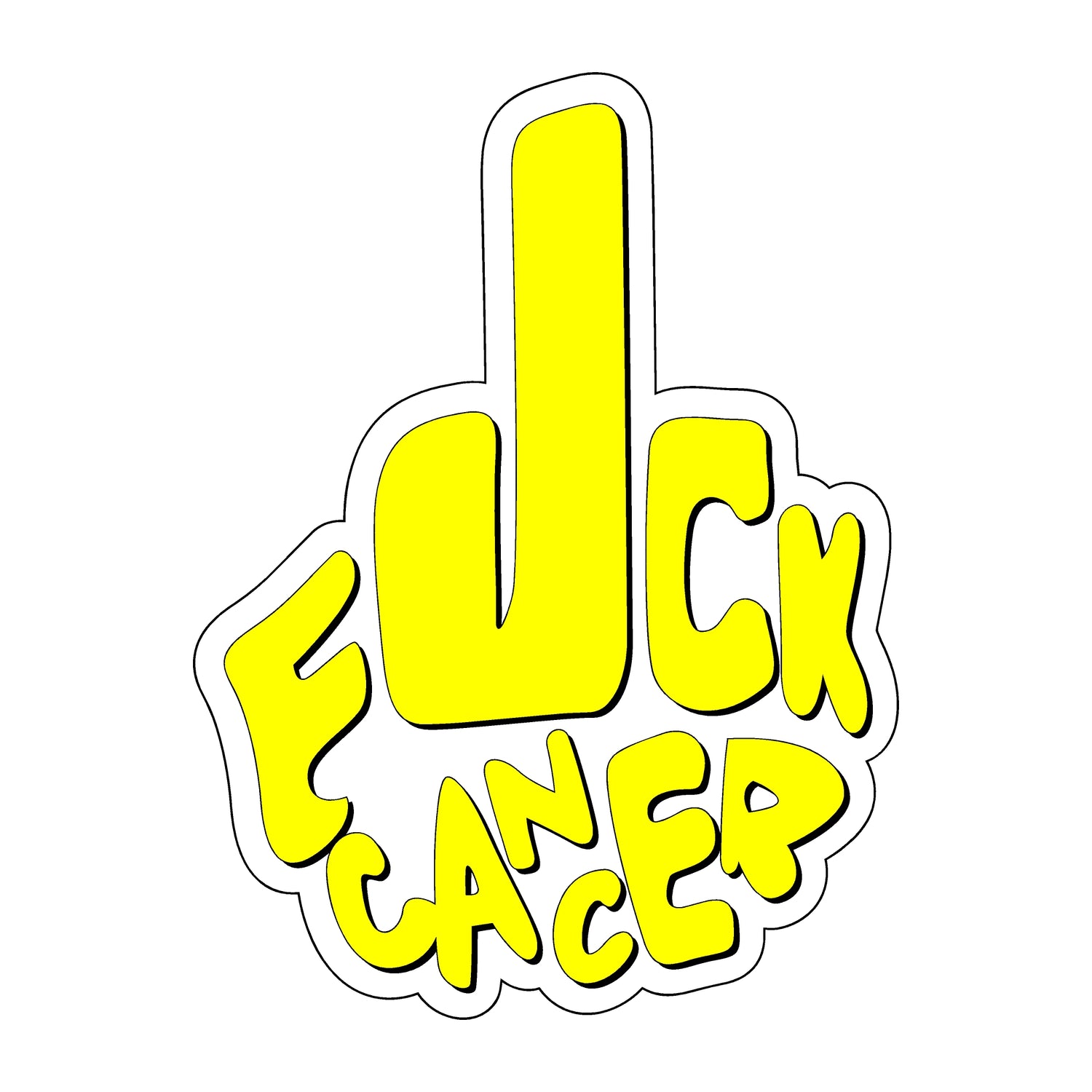 F**K Cancer Decal