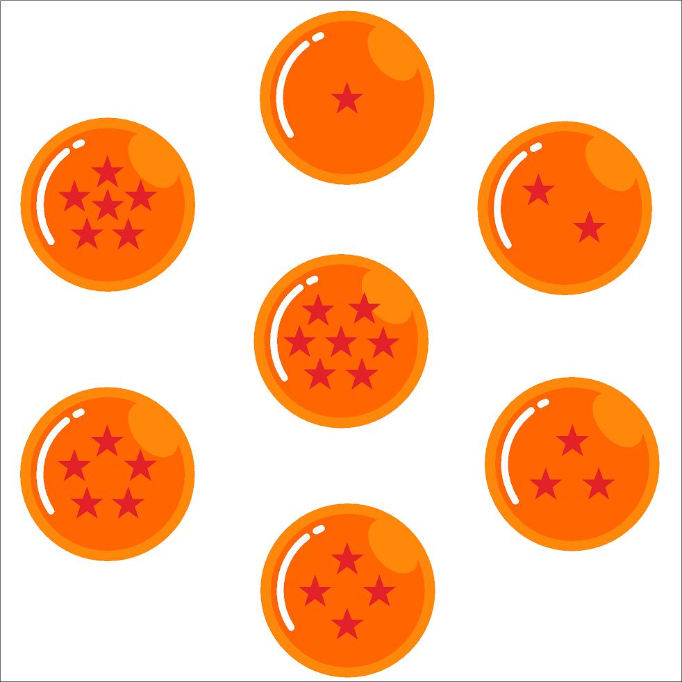 Dragon Ball Star Decal