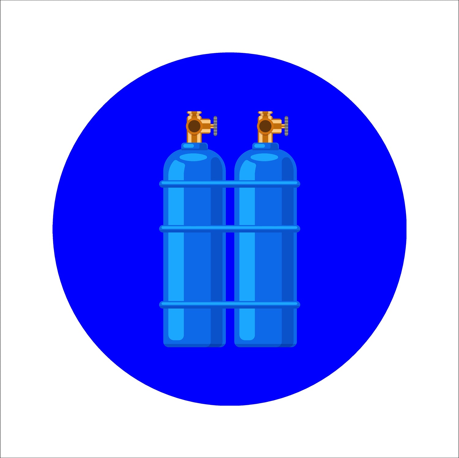 Gas Bottle Restrained