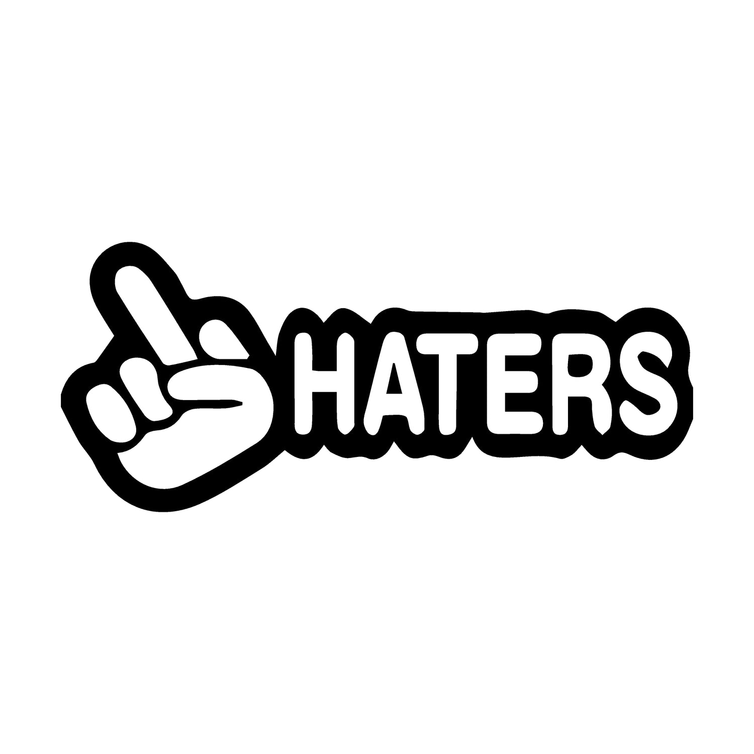 Haters Decal
