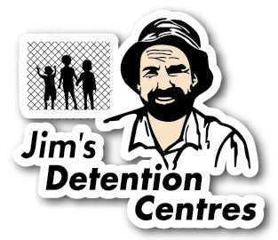 Jim's Detention Centres Decal