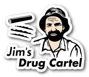 Jim's Drug Cartel Decal