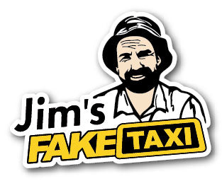 Jim's Fake Taxi Decal