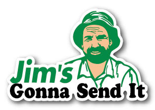 Jim's Gonna Send It Decal