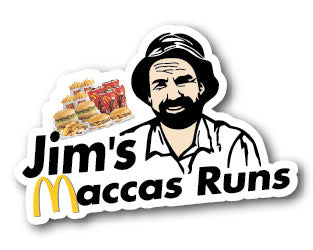 Jim's Maccas Runs Decal