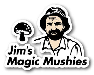 Jim's Magic Mushies Decal