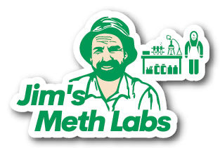 Jim's Meth Labs Decal