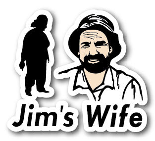 Jim's Wife Decal