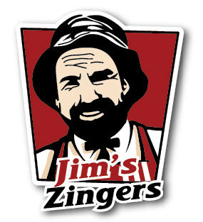 Jim's Zingers Decal