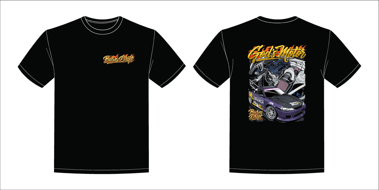 Burns Drift 2026 T-Shirt "God's Motor"