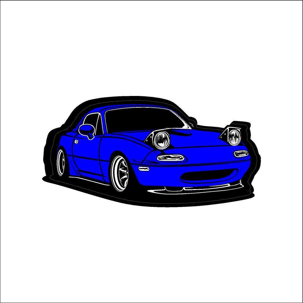 NZ ROADSTERS -  PRINTED NA MIATA DECAL
