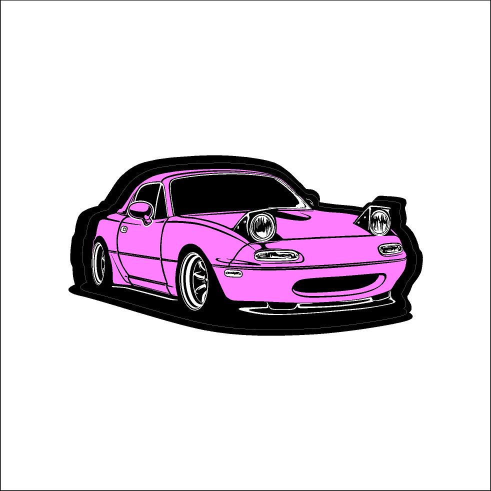 NZ ROADSTERS -  PRINTED NA MIATA DECAL