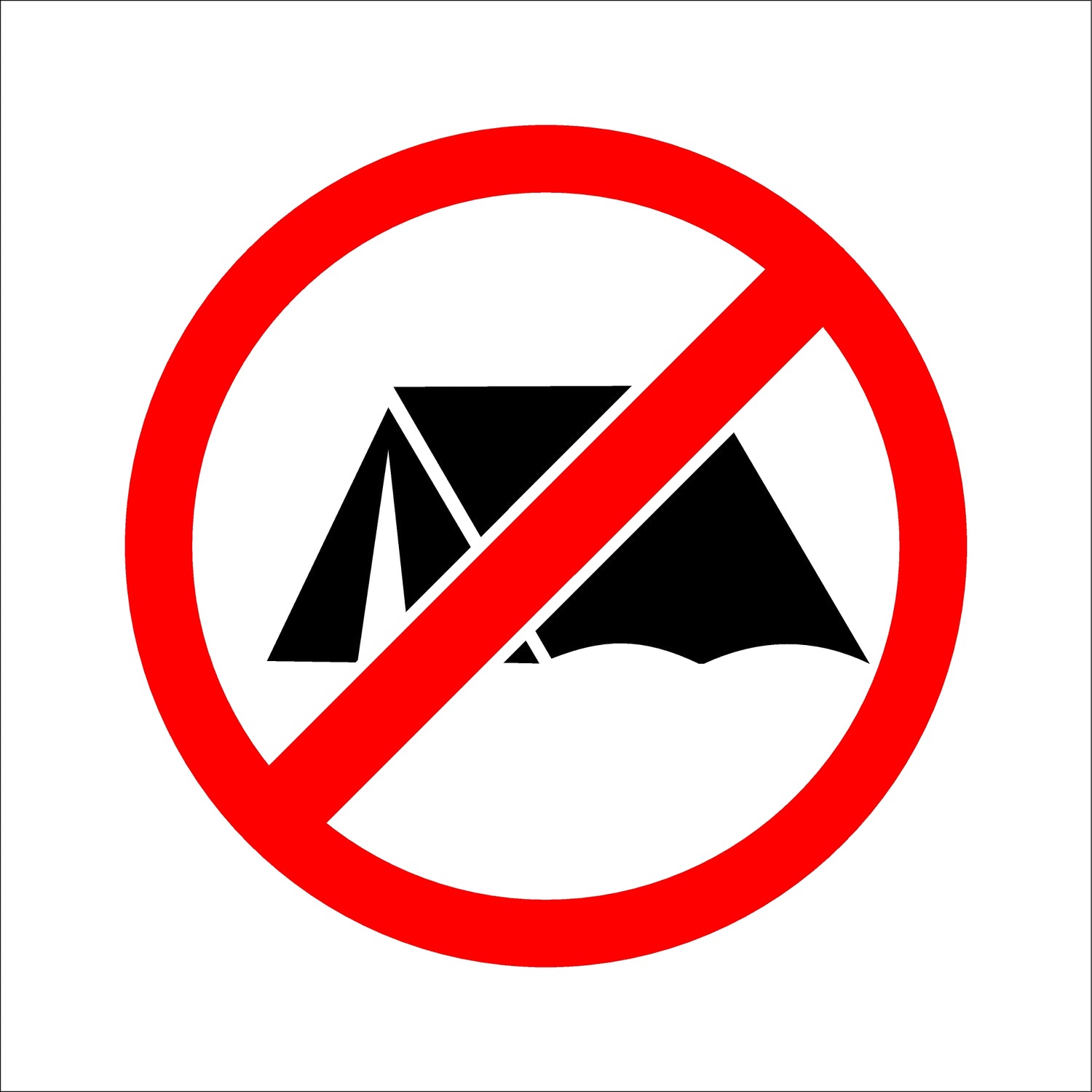 No Camping