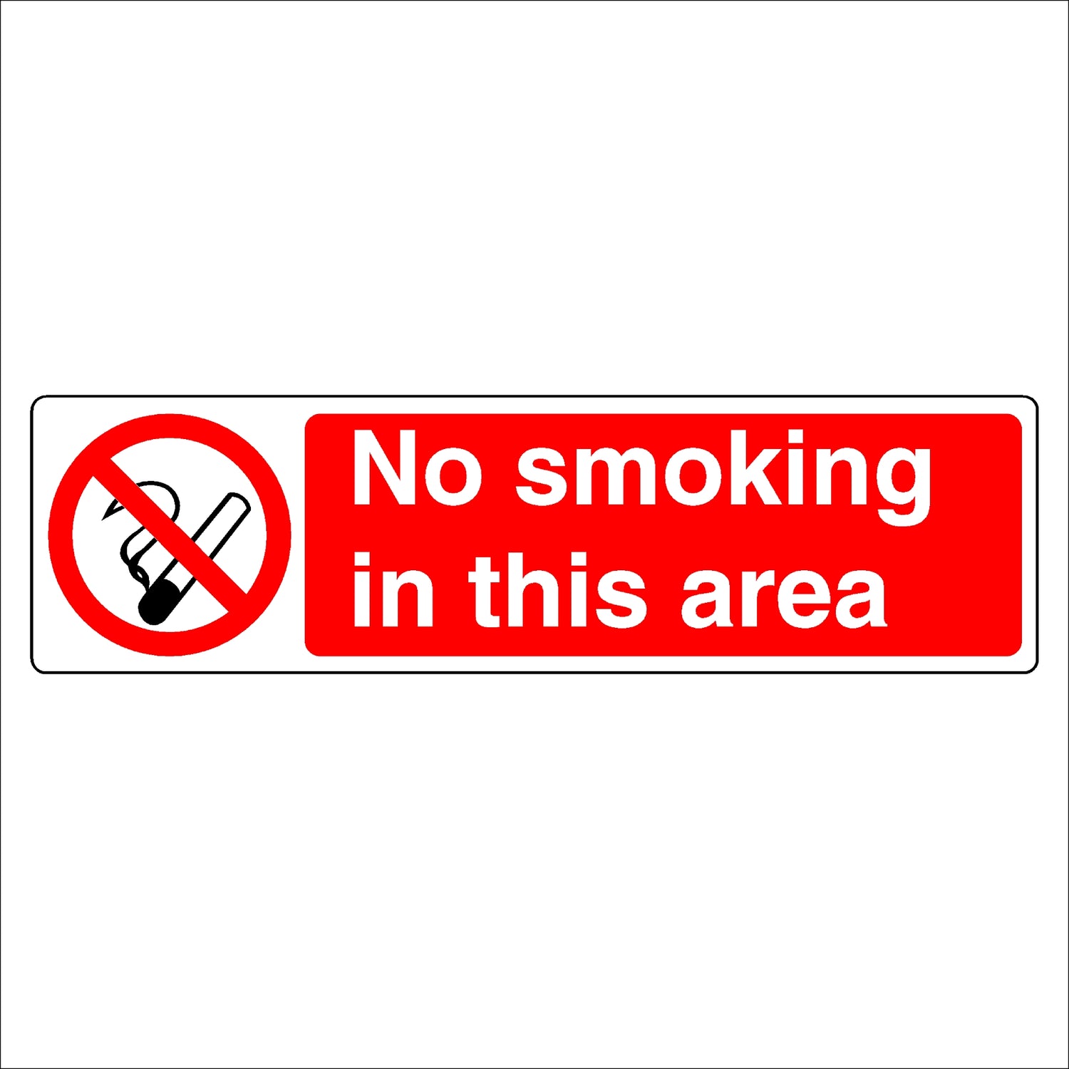 No Smoking In This Area