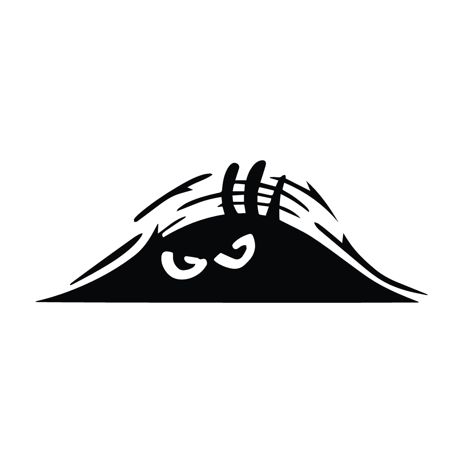 Peeking Monster 1 Decal