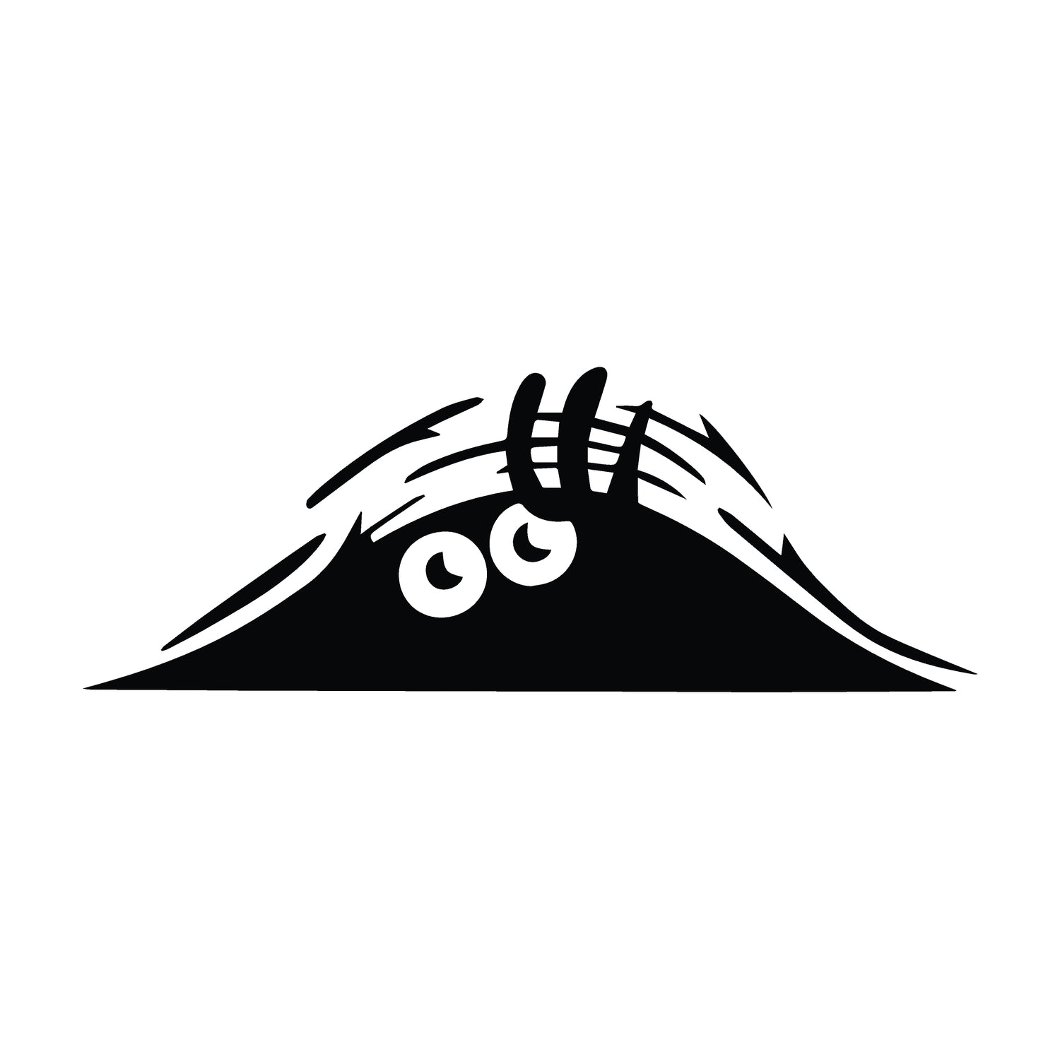 Peeking Monster 2 Decal