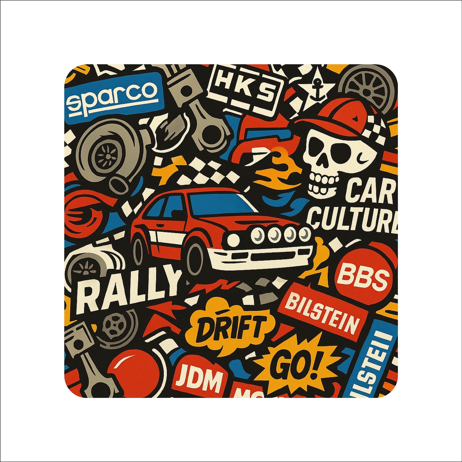 Car Culture Stickerbomb