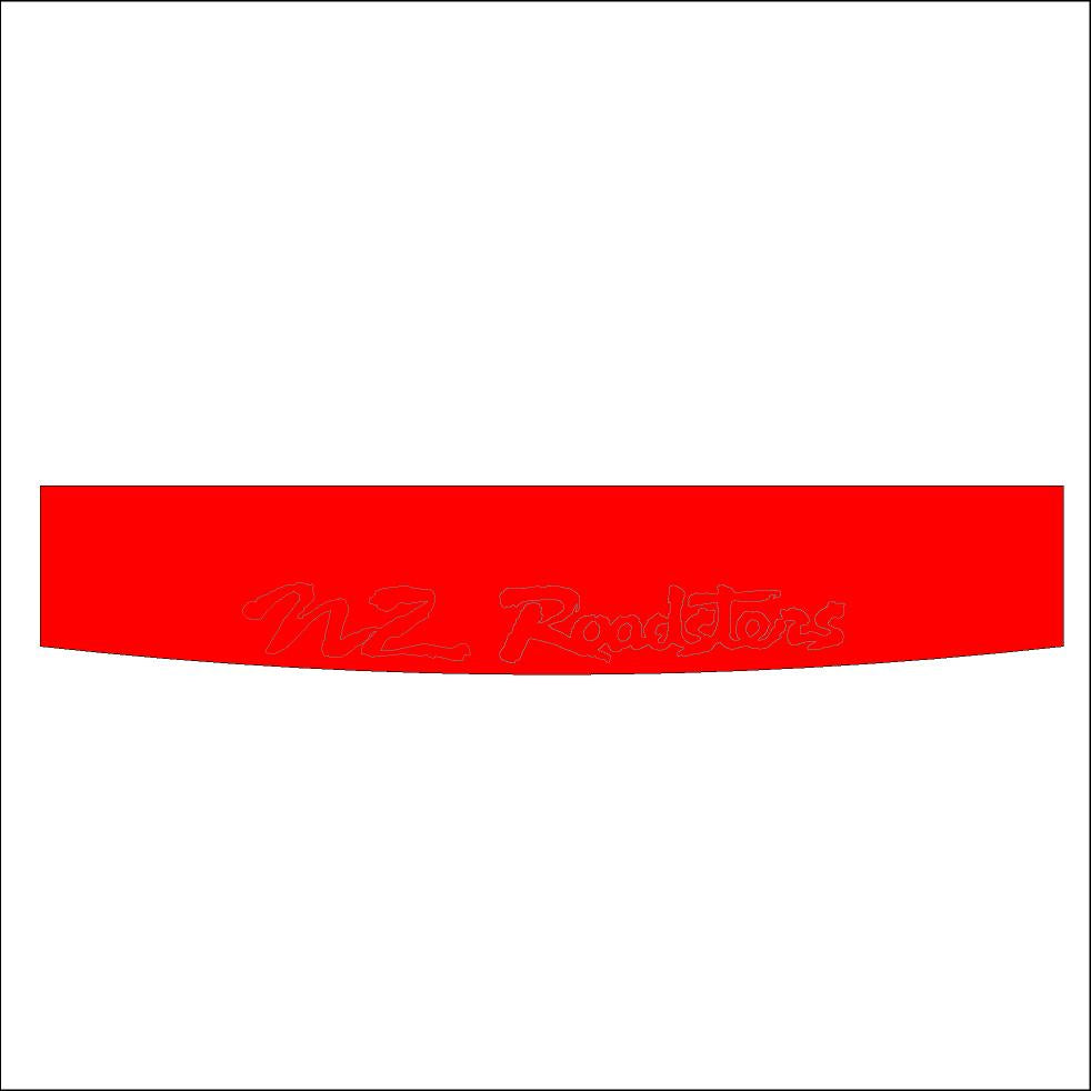 NZ ROADSTERS BANNER - VINYL WITH CUTOUT LOGO