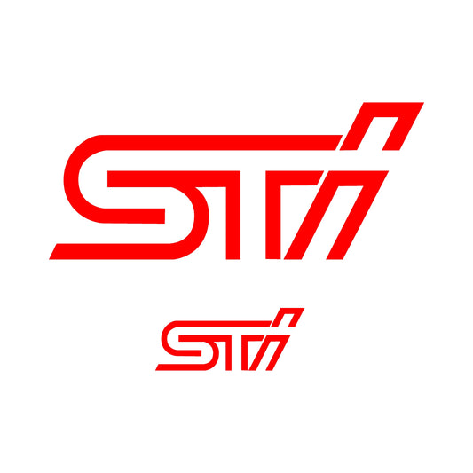 STi Subaru Decal Set for Brembo Calipers