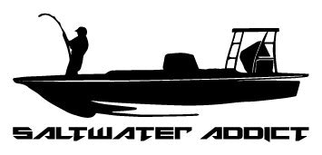 Saltwater Addict Decal