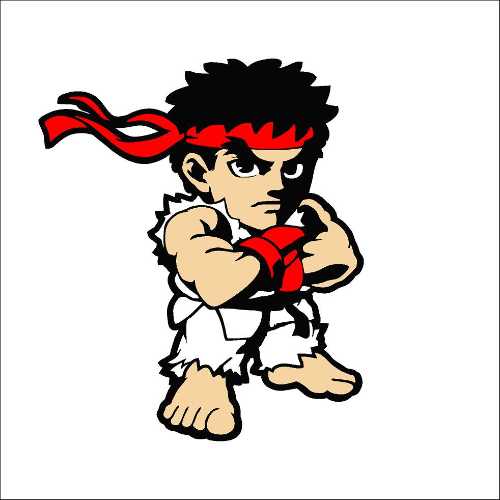 Stickers Ryu Street Fighter Ryu Decal | Gaming Sticker NZ | Capcom | Decal City ...