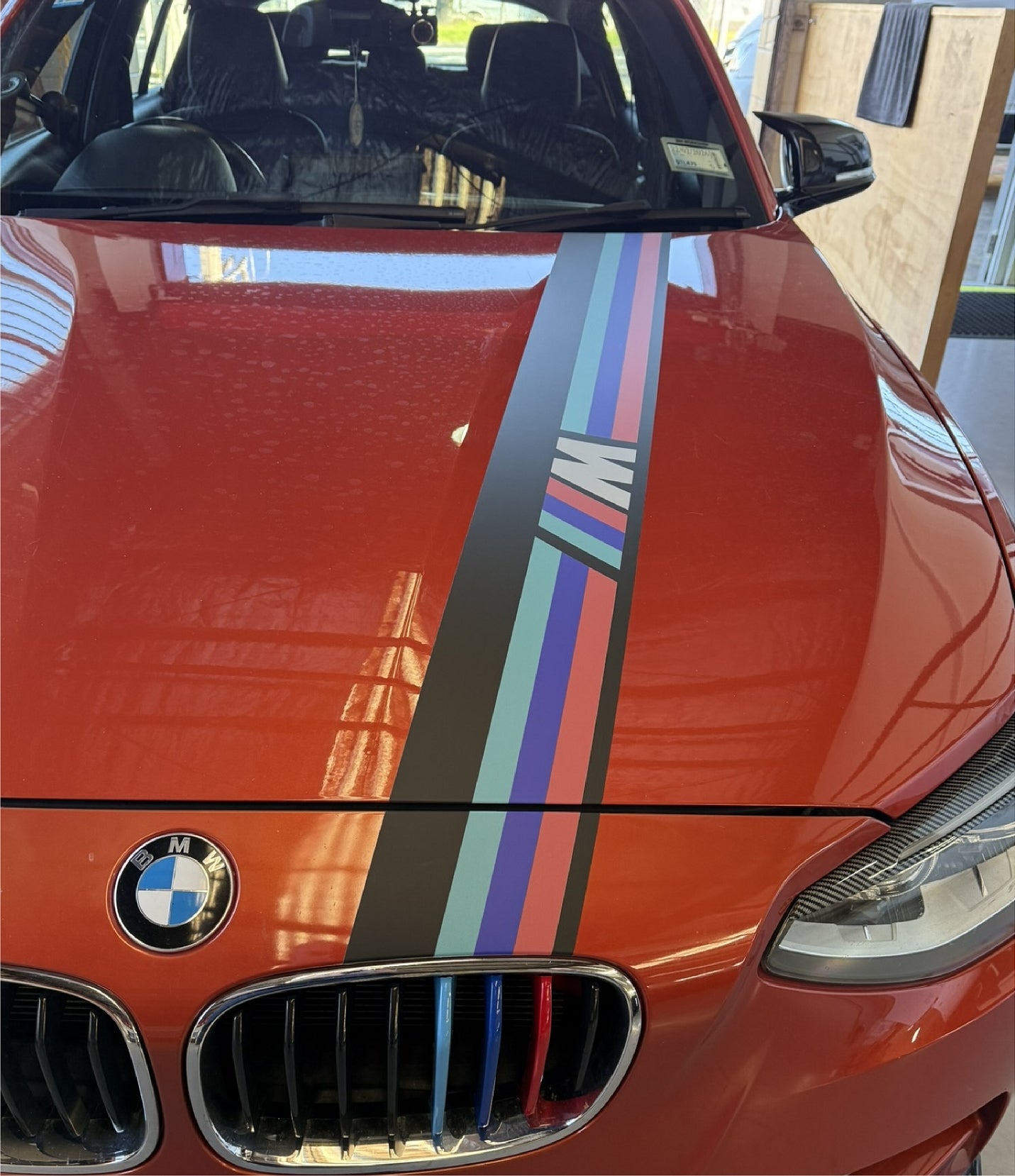 BMW Bonnet M Stripe